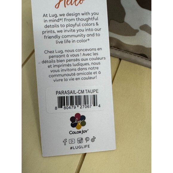 LUG Parasail Cosmetic Case - NWT Camo Taupe - Picture 2 of 4